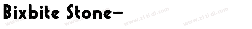 Bixbite Stone字体转换
